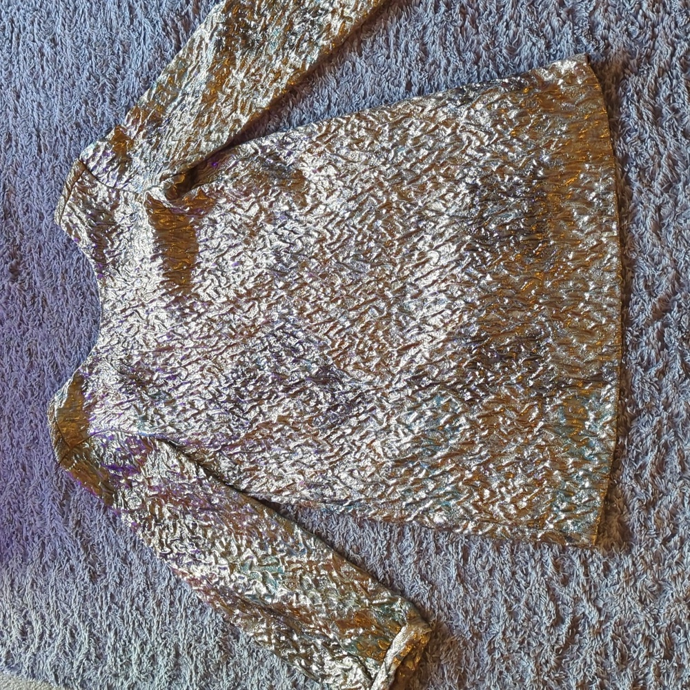 Dress, Zara, small, gold